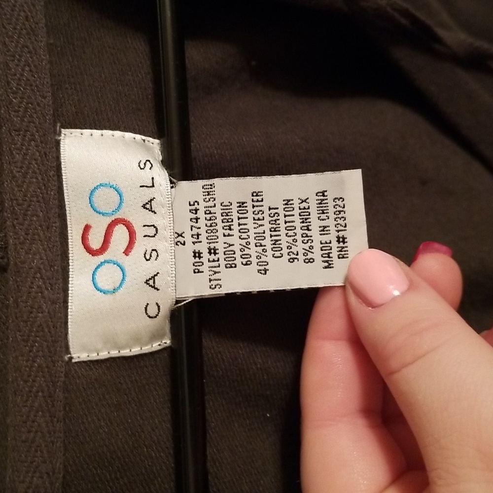 oSo casuals Hoodie women's size 2x - Picture 4 of 6